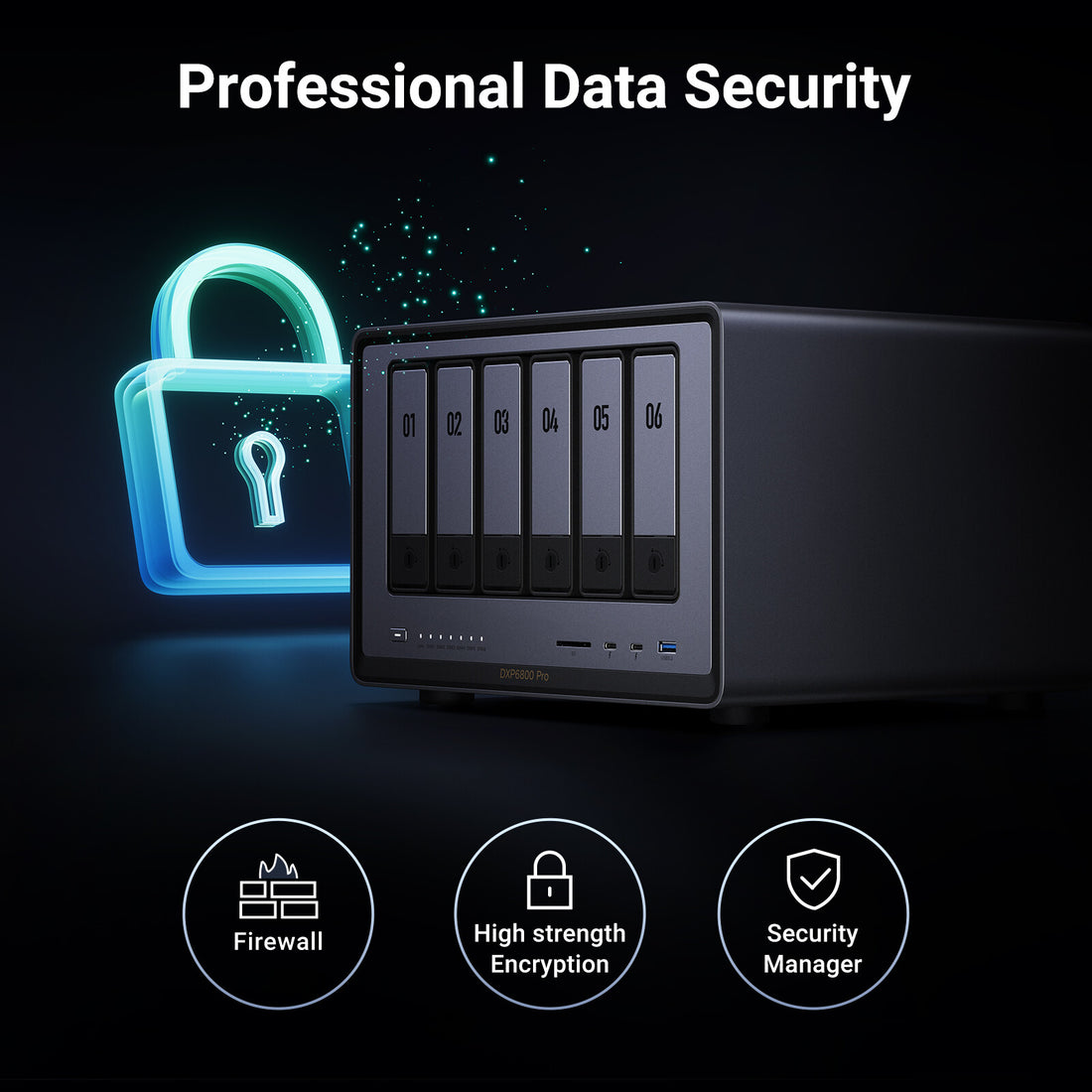 Ugreen NASync DXP6800Pro NAS Desktop Intel Core i5 i5-1235U 8 GB DDR5 UGOS Pro Black, Grey - image 11