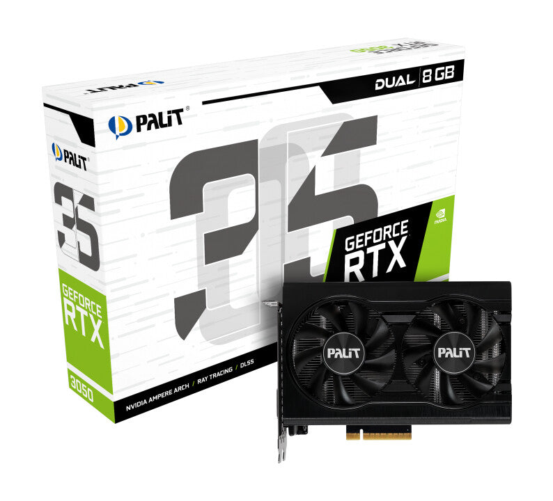 Palit GeForce RTX 3050 Dual NVIDIA 8 GB GDDR6