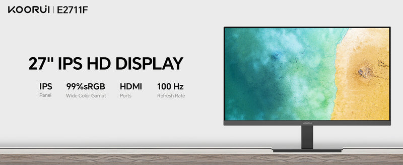 Koorui 27" Full HD 100Hz Monitor (E2711F)