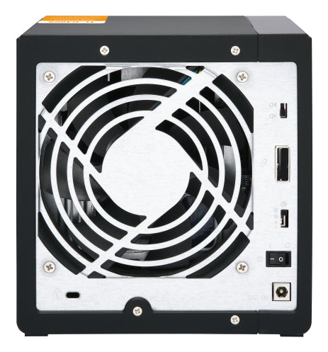 QNAP TL-D400S HDD/SSD enclosure Black 2.5/3.5"