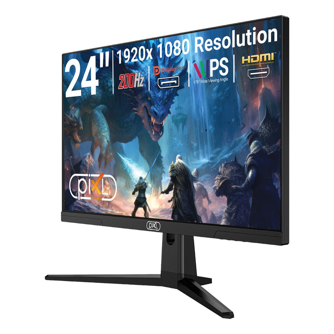 piXL X-Series 24.5" Full HD IPS 200Hz Gaming Monitor (GS24IDPHA) - image 2