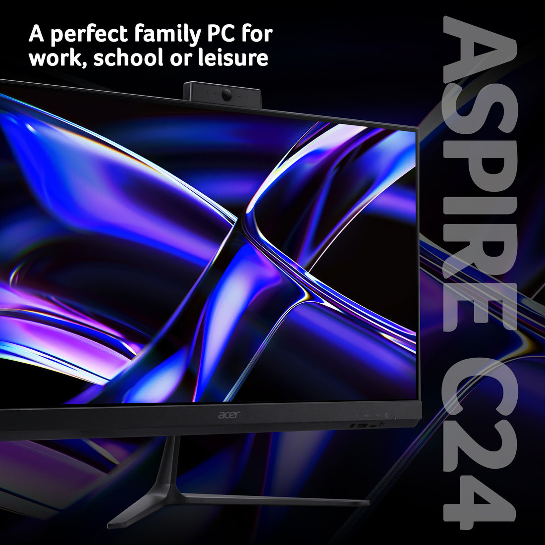 Acer Aspire C24-B All-in-One Desktop - Intel Core i5-13420H, 8GB, 512GB SSD, Integrated Graphics, 23.8" Full - image 2