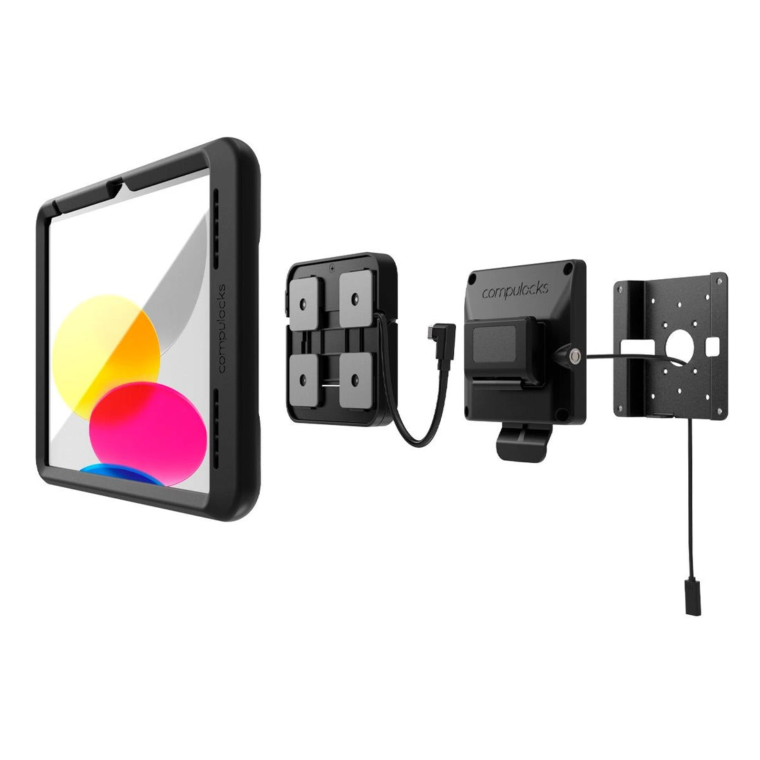 Compulocks iPad 10th-11th (A16) Gen, Mount with Cable-free Charging Wall Mount Black - image 6