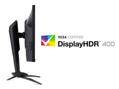 Acer Predator XB273GXbmiiprzx 27 inch FHD Gaming Monitor (IPS Panel, G-SYNC Compatible, 240Hz, 1ms, HDR 400, Height Adjustable Stand, DP, HDMI, USB Hub, Black)