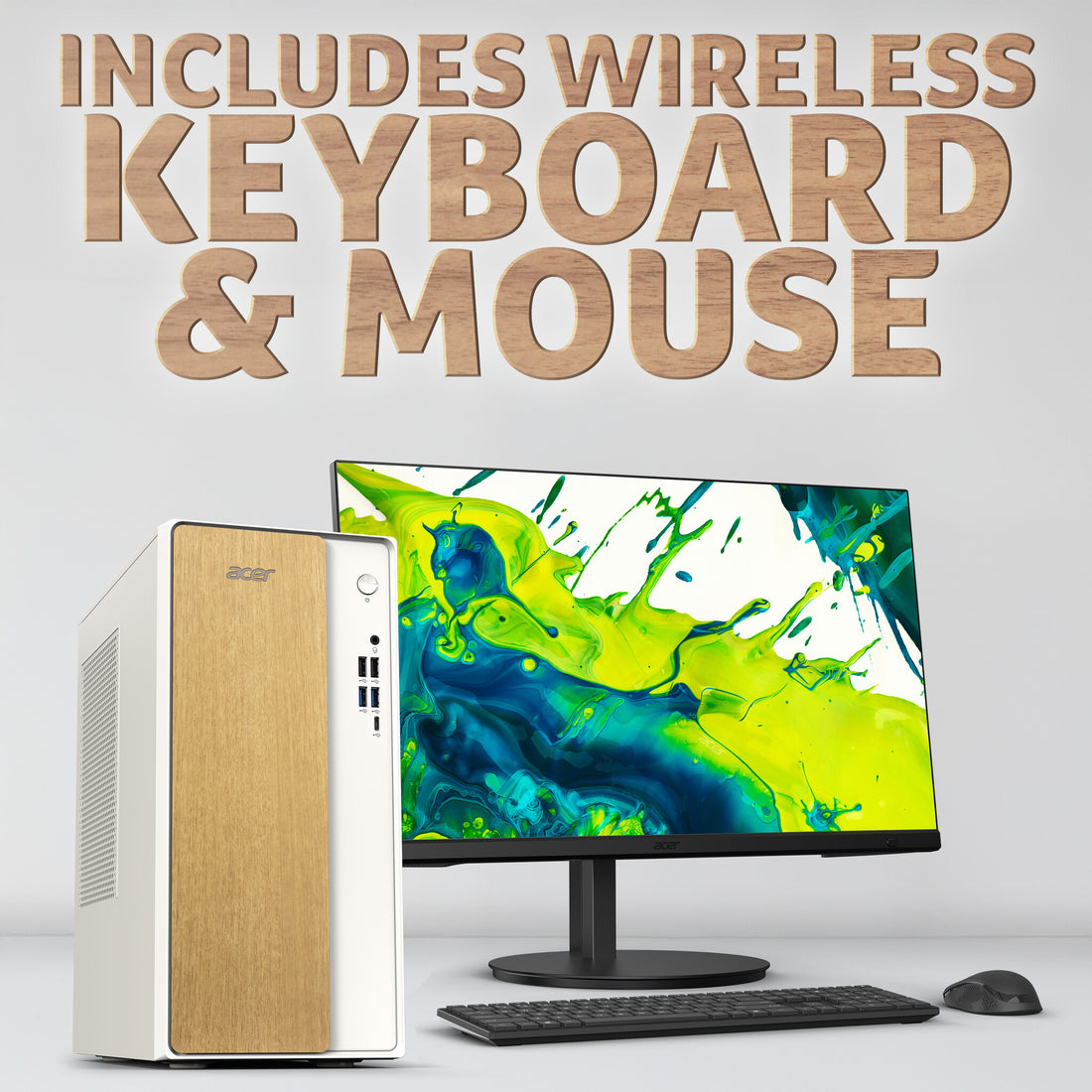 Acer Aspire TC-102 Tower Desktop - Intel Core 5-210H, 8GB, 512GB SSD, Integrated Intel Graphics, Windows 11 - image 4