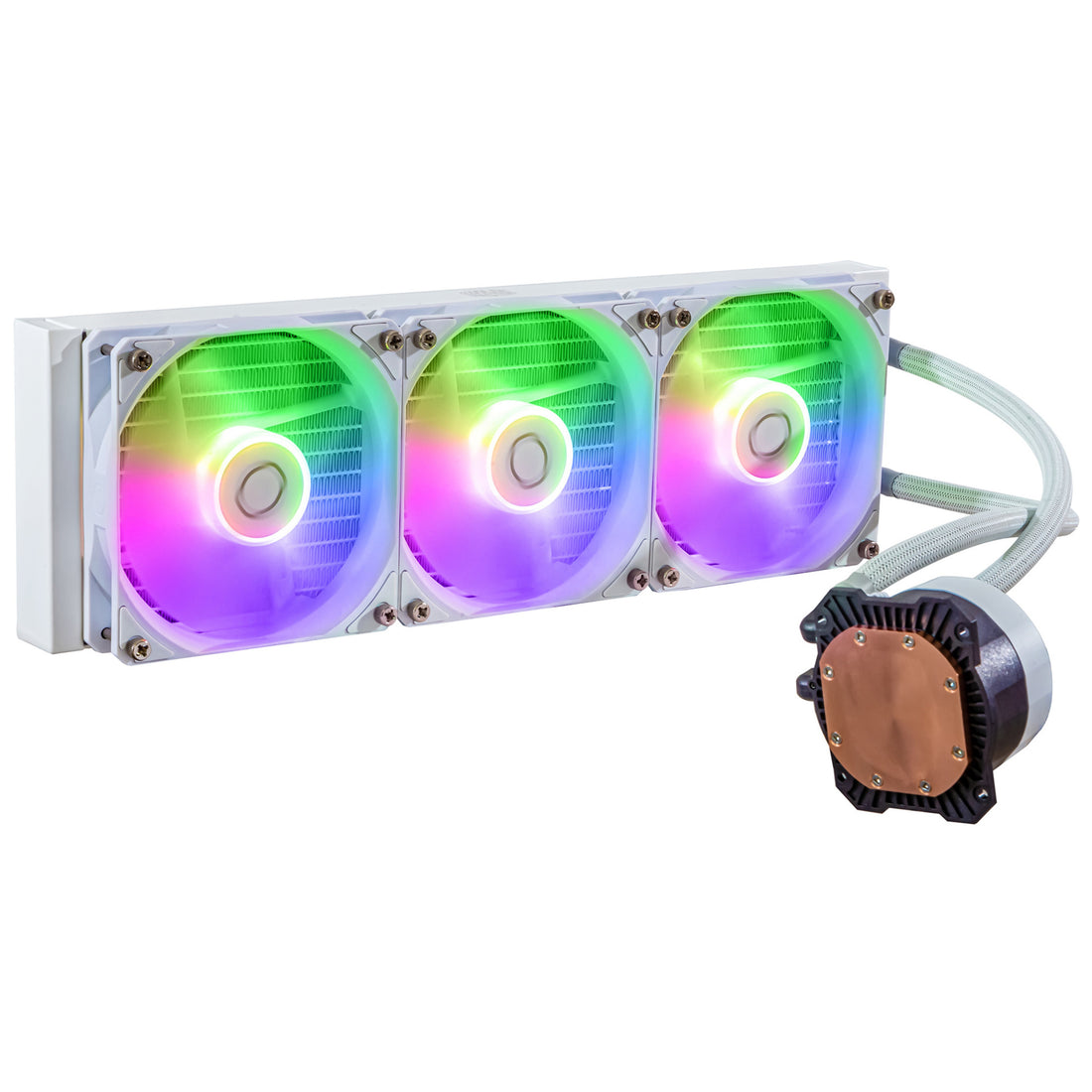 Cooler Master MasterLiquid 360L Core ARGB White Processor All-in-one liquid cooler 12 cm - image 2