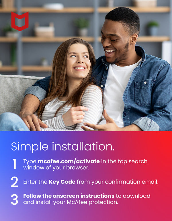McAfee Total Protection Antivirus security 5 license(s) 1 year(s)