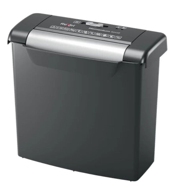 Rexel S206 paper shredder Strip shredding 22 cm Black, Silver - image 3