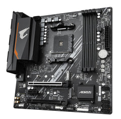 GIGABYTE B550M AORUS ELITE Motherboard - AMD Ryzen 5000 CPUs, 5+3 Phases VRM, up to 4733MHz DDR4, 1xPCIe 4.0 + 1xPCIe 3.0 M.2, 1GbE LAN, USB 3.2 Gen 1
