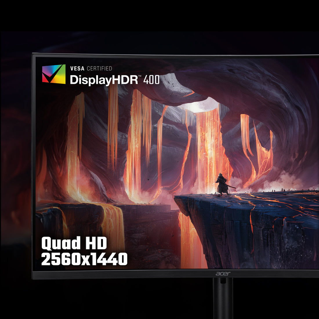 Acer NITRO XZ2 Nitro XZ322QUV3 31.5" Quad HD 180Hz Curved Gaming Monitor - image 3