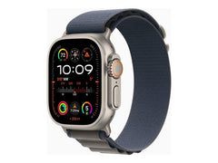 Apple Watch Ultra 2 (GPS + Cellular) - 49 mm - Titanium Case with Blue Alpine Loop - Band Size: L