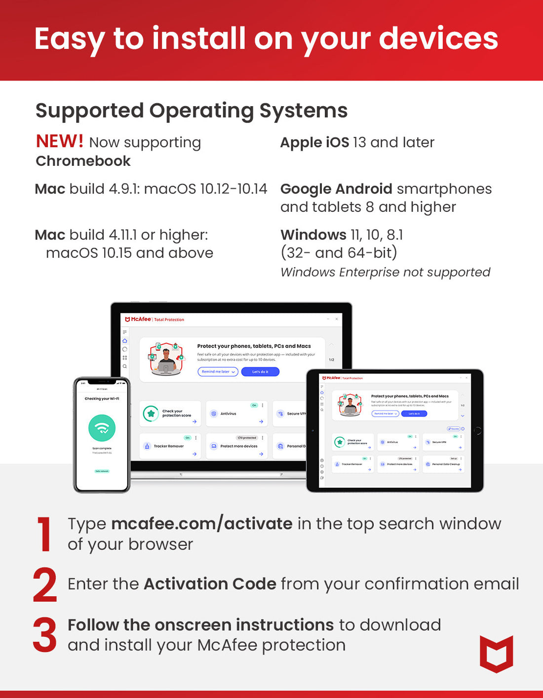 McAfee McAfee+ Premium - Family (Unlimited Devices) - 1 Year - Digital Download - image 7