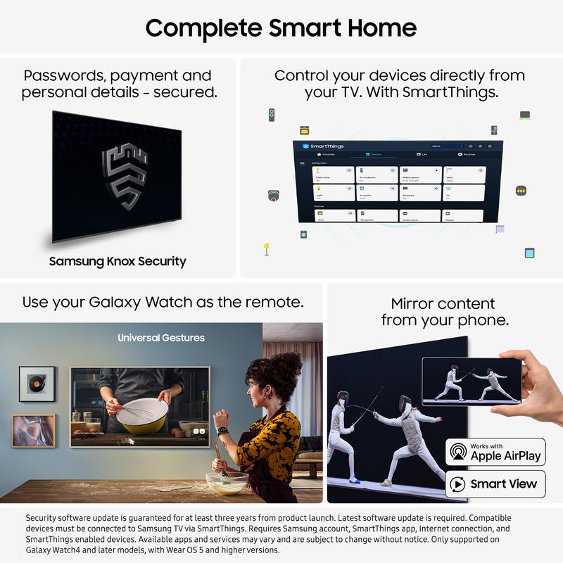 Samsung 2025 65" The Frame Art Mode QLED 4K HDR Smart TV 165.1 cm (65") 4K Ultra HD Wi-Fi Black