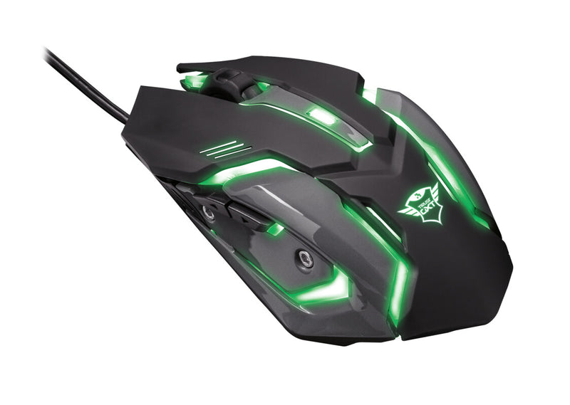 Trust GXT 845 Tural keyboard Mouse included Gaming USB QWERTY UK English Black