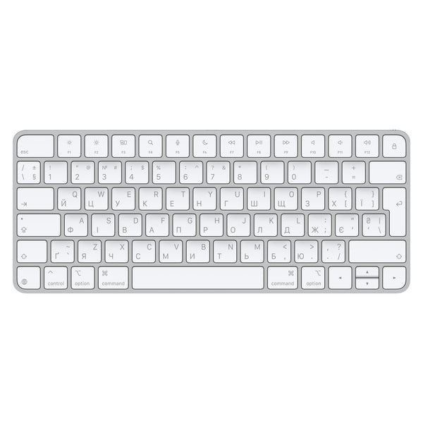 Apple Magic keyboard Universal USB + Bluetooth QWERTY Ukrainian White