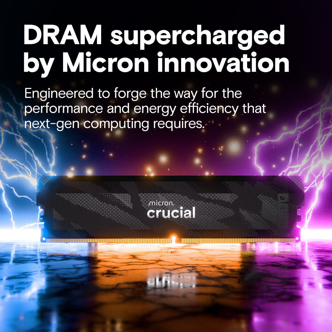 Crucial Pro CP2K16G64C32U5B memory module 32 GB 2 x 16 GB DDR5 6400 MT/s 288-pin DIMM - image 6