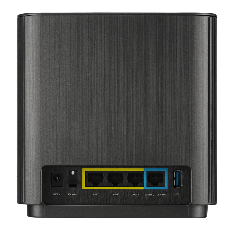 ASUS ZenWiFi AX (XT9) AX7800 2er Set Schwarz Tri-band (2.4 GHz / 5 GHz / 5 GHz) Wi-Fi 6 (802.11ax) Black 4 Internal