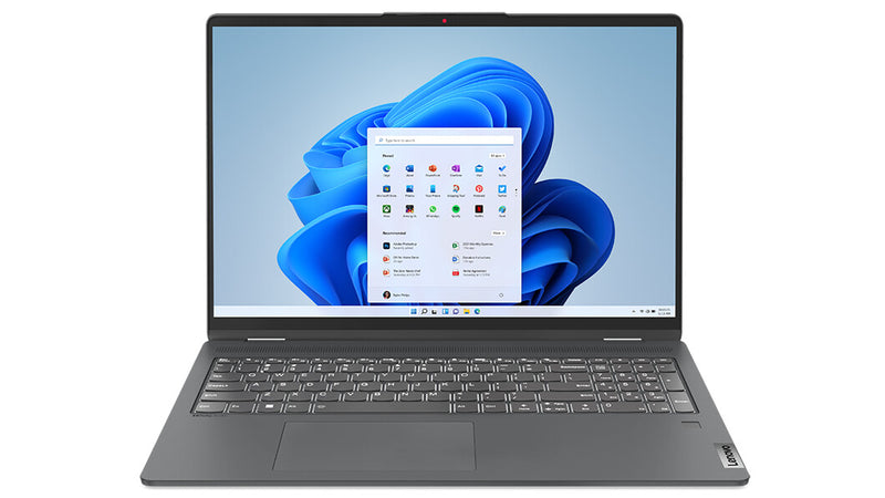 Lenovo IdeaPad Flex 5 16IAU7 Intel® Core™ i5 i5-1235U Hybrid (2-in-1) 40.6 cm (16") Touchscreen WUXGA 8 GB LPDDR4x-SDRAM 512 GB SSD Wi-Fi 6 (802.11ax) Windows 11 Home in S mode UK English Grey
