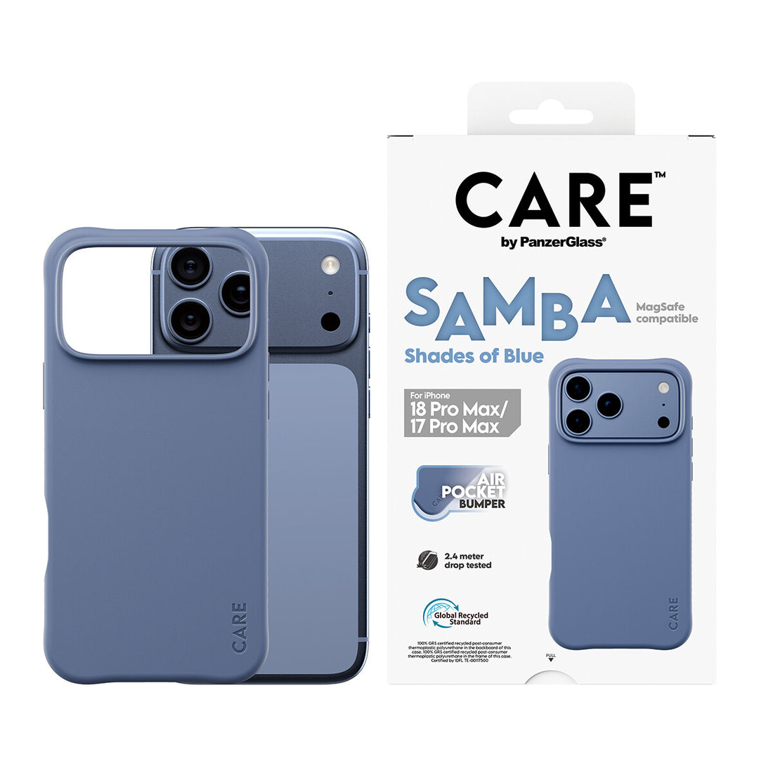 PanzerGlass CARE by Samba Case Shades of Blue w. MagSafe iPhone 18 Pro Max | 17 Pro Max - image 2