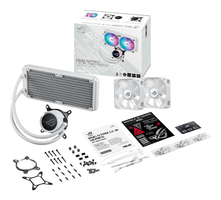 ASUS ROG Strix LC III 240 ARGB White Edition Processor All-in-one liquid cooler 12 cm - image 8