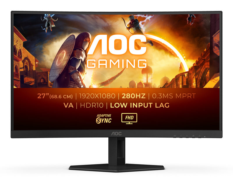 AOC G4 27" Full HD 280Hz Gaming Monitor (C27G4ZXE)