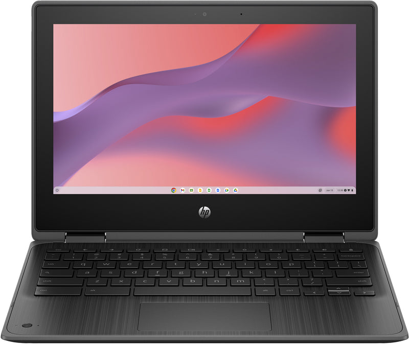 HP Chromebook Fortis x360 G3 J Intel® Celeron® N5100 29.5 cm (11.6") Touchscreen HD 8 GB LPDDR4x-SDRAM 64 GB eMMC Wi-Fi 6 (802.11ax) ChromeOS Black