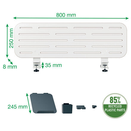 Leitz Ergo Pegboard Desk Organiser with laptop holder, 80x25 cm - image 5