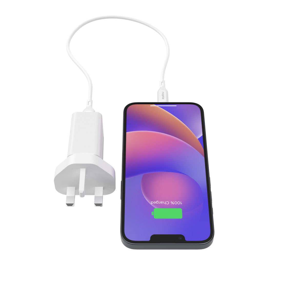 mophie essentials 20W USB-C PD wall adapter Universal White AC Fast charging Indoor - image 2