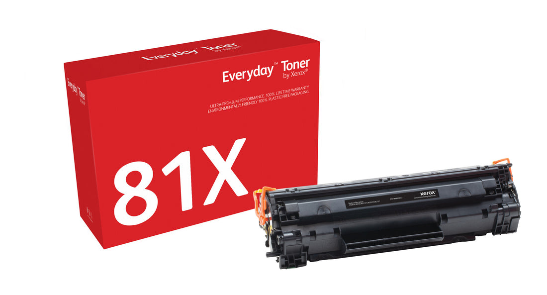 Everyday Black Toner by Xerox compatible with HP 83X (CF283X), High capacity