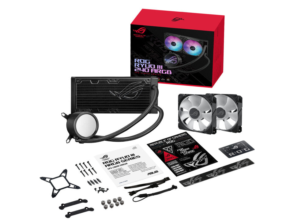 ASUS ROG Ryuo III 240 ARGB Processor All-in-one liquid cooler 12 cm Black - image 7