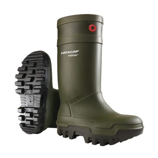 Dunlop Purofort Thermo+ Unisex Adult Black, Green