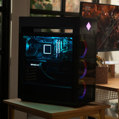 OMEN by HP 45L GT22-1019na AMD Ryzen™ 7 7700X 32 GB DDR5-SDRAM 1 TB SSD NVIDIA GeForce RTX 4080 Windows 11 Home Tower PC Black