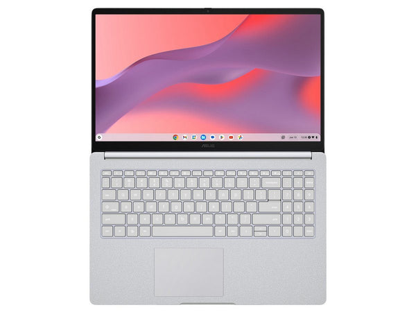ASUS Chromebook CX1505CTA 15.6 inch FHD Laptop - Processor N50, 4GB RAM, 64GB eMMC, Intel UHD Graphics, ChromeOS, Pure Grey (Grade A1 - Like New)