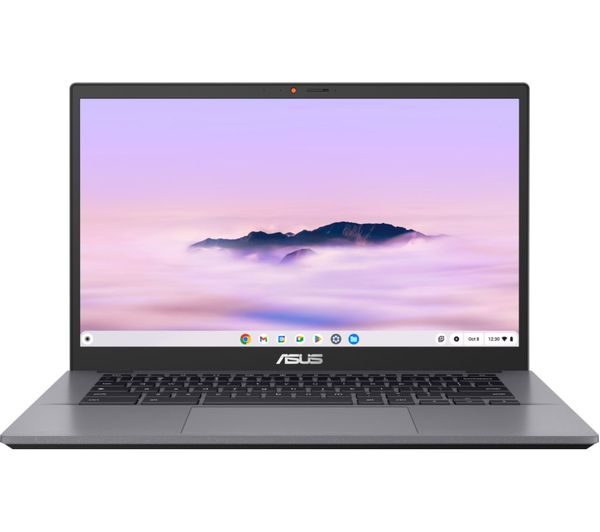 ASUS Chromebook Plus CX3402CBA 14 inch FHD Laptop - Core i3-1215U, 8GB RAM, 256GB UFS, Intel UHD Graphics, ChromeOS, Rocky Grey (Grade A - Good)