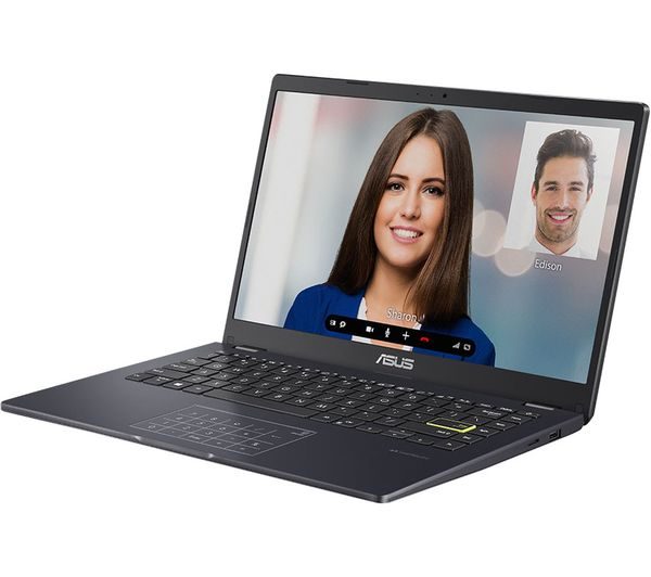 ASUS Vivobook E410MA 14 inch HD Laptop - Celeron N4020, 4GB RAM, 64GB eMMC, Intel UHD Graphics 600, Windows 10 Home, Blue
