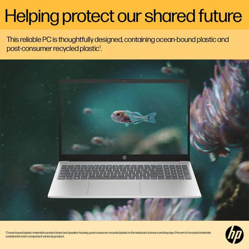 HP 15.6" FHD, AMD Ryzen 7, 8GB, 512GB SSD Windows 11 Laptop - Jet Black (15-FC0016NA)