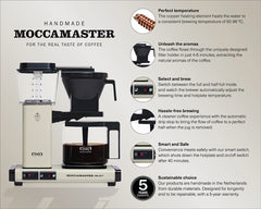 Moccamaster KBG Select Coffee Machine - Matt Silver