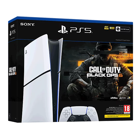 PlayStation 5 Digital Edition Console (Slim) - Call of Duty: Black Ops 6 Bundle