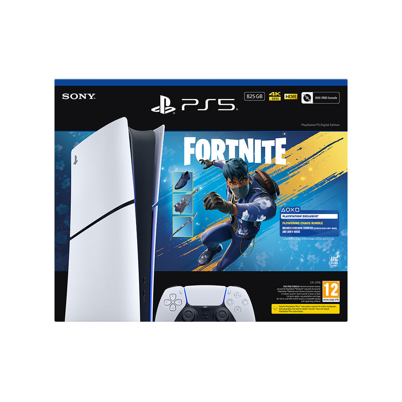 PlayStation 5 Digital Edition Fortnite Flowering Chaos Bundle