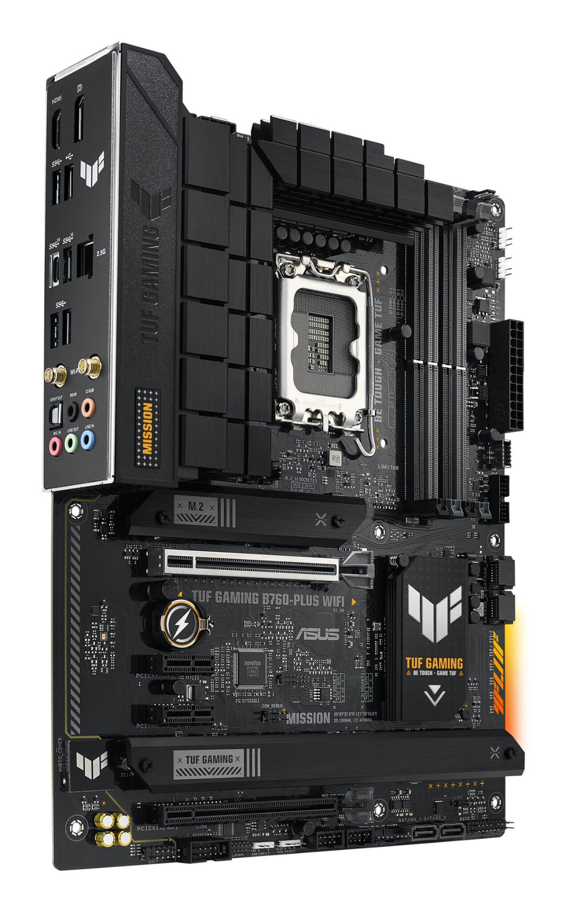 ASUS TUF Gaming B760-Plus WIFI Intel B760 LGA 1700 ATX – Grade A1 (Open box)