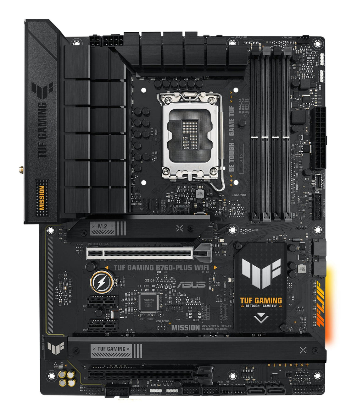 ASUS TUF Gaming B760-Plus WIFI Intel B760 LGA 1700 ATX – Grade A1 (Open box)
