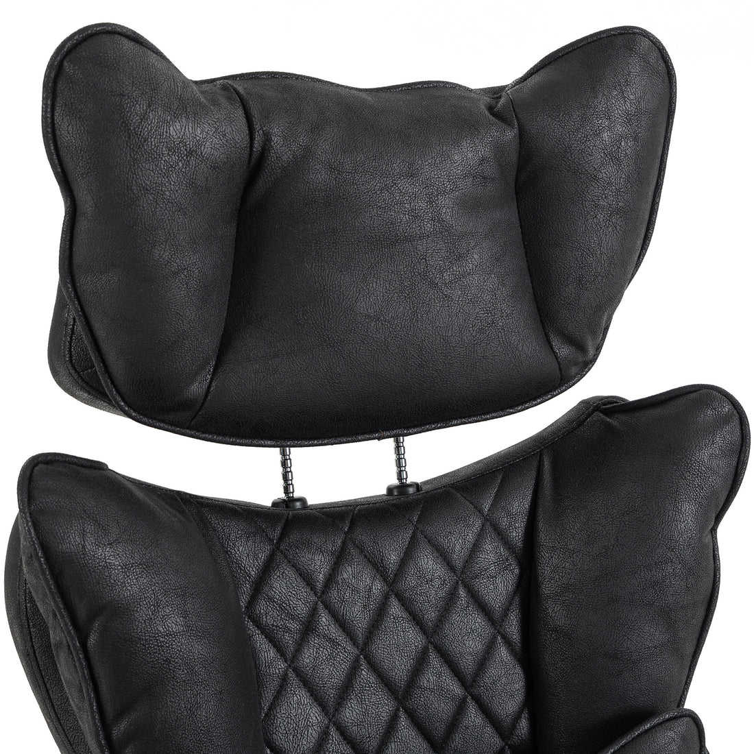 HOMCOM Executive Office Chair, Leathaire Big and Tall Office Chair 180 kg with Wide Seat, Reclining, Lumbar Support, Black