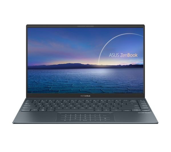 ASUS Zenbook UX325JA 13.3 inch FHD Laptop - Core i5-1035G1, 8GB RAM, 512GB SSD, Intel UHD Graphics, Windows 10 Home, Pine Grey (Grade A1 - Like New)