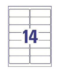 Avery L7163-250 addressing label Self-adhesive label White