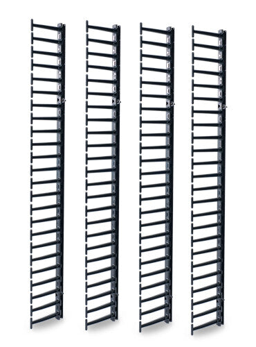 APC NetShelter Cable Management, Vertical Cable Manager, for NetShelter SX Networking Racks 48U, Set of 4, 250 x 2045 x 170 mm