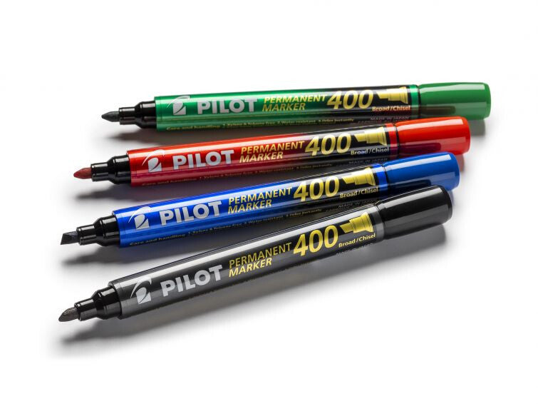 Pilot 400 permanent marker Chisel tip Black 20 - image 5