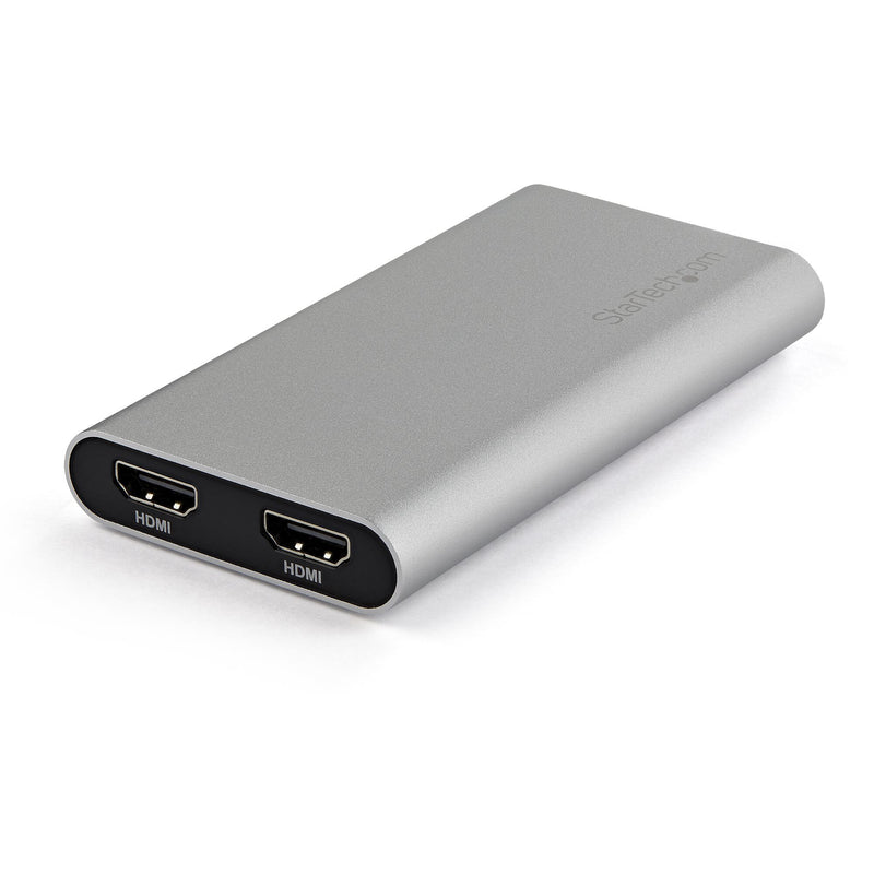 StarTech.com Thunderbolt 3 to Dual HDMI 2.0 Adapter - 4K 60Hz - Thunderbolt 3 Certified - Dual Monitor HDMI Video Converter Adapter - Mac & Windows compatible - Dual 4K Display HDMI