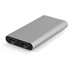 StarTech.com Thunderbolt 3 to Dual HDMI 2.0 Adapter - 4K 60Hz - Thunderbolt 3 Certified - Dual Monitor HDMI Video Converter Adapter - Mac & Windows compatible - Dual 4K Display HDMI