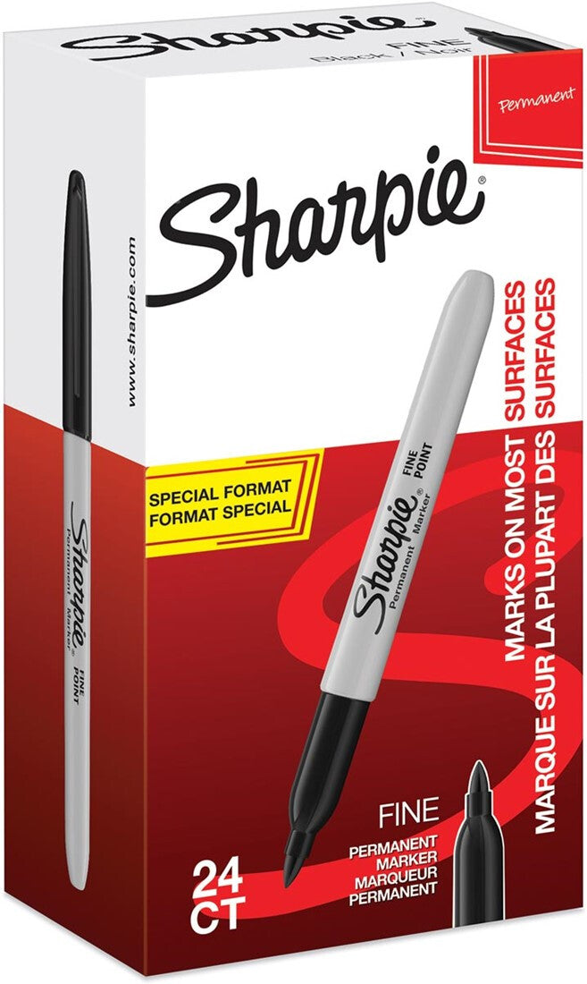 Sharpie Fine marker 24 Fine tip Black