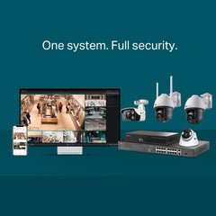 TP-Link VIGI 4MP Outdoor Full-Color Pan Tilt Network Camera